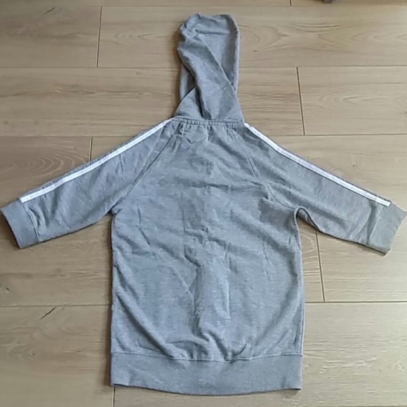 garage fleece short sleeve zip hoodie - Picture 3 of 10
